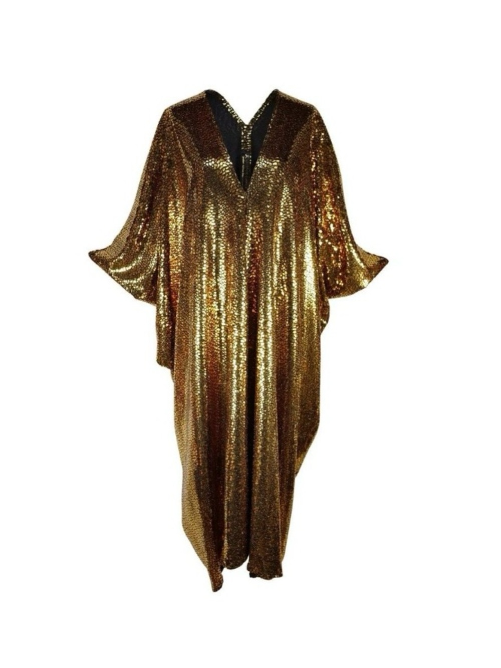 Goldsnake Caftan by Jennafer Grace One Size Fits All Glam Tiki Resortwear Kaftan